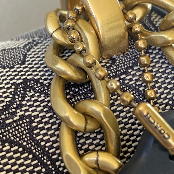 COACH ALIE Signature Jaquard SADDLE Crossbody bag - Picture 5 of 11